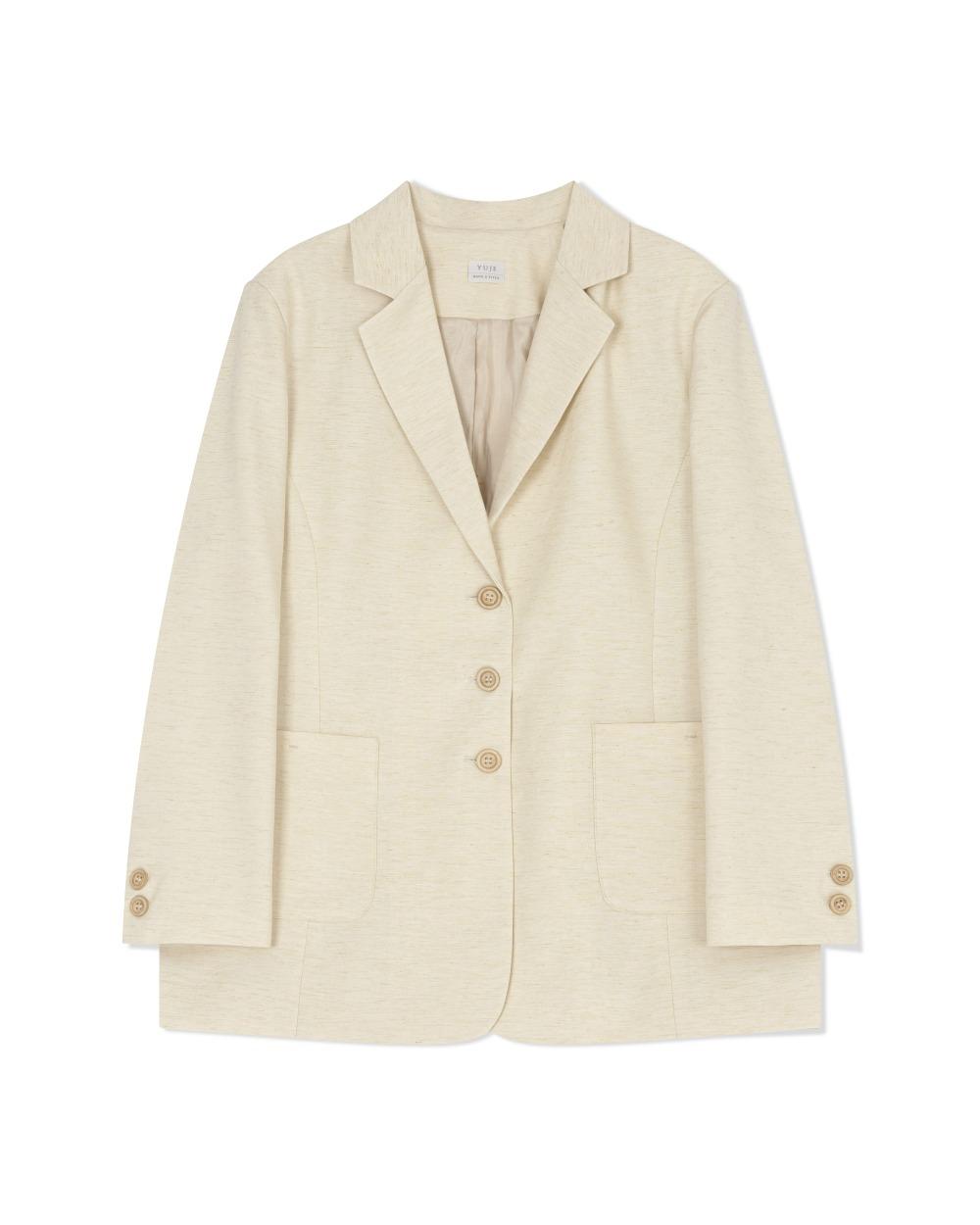 SLUB TAILORED JACKET (2color)