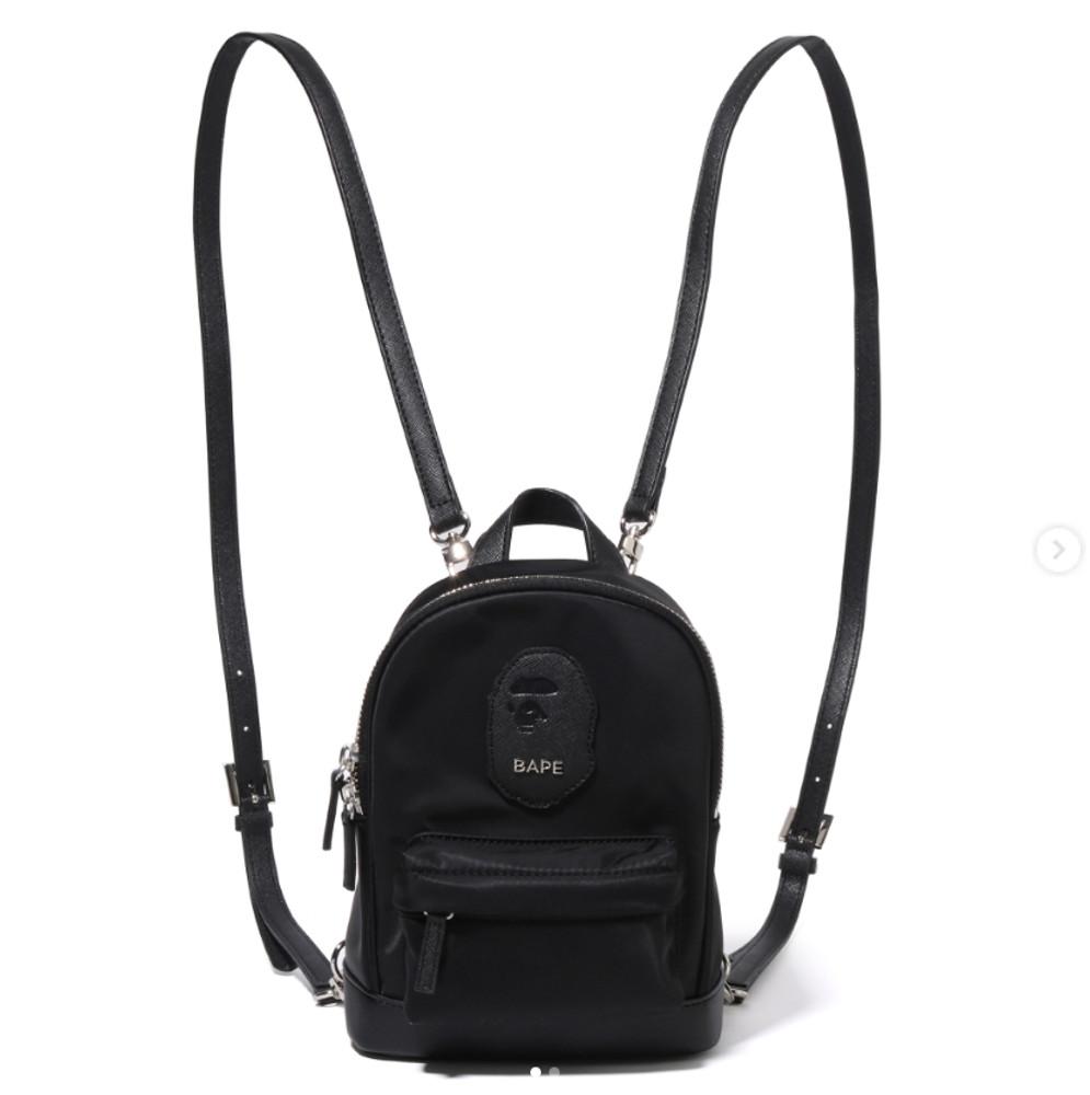 [베이프정품] 레이디스 베이프 에이프 헤드 패치 미니 데이백  APE HEAD PATCH MINI DAYPACK