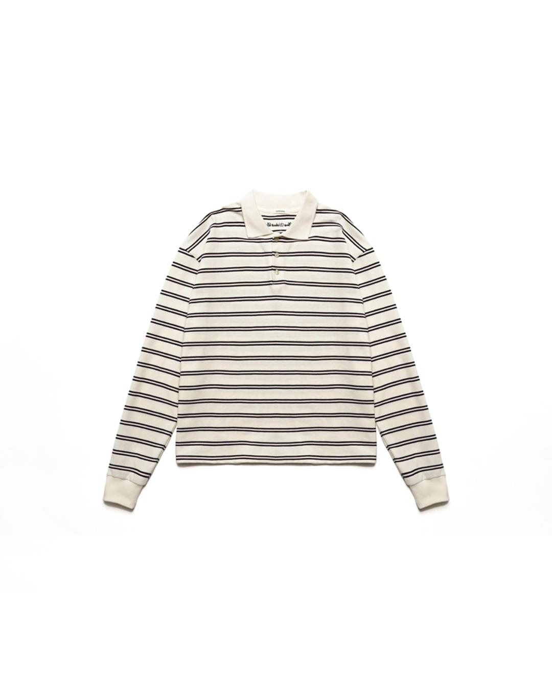 Stripe Pique T-Shirt [BUTTER YELLOW]