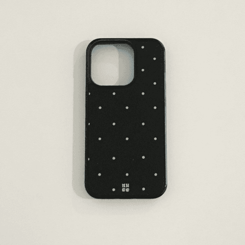 black. dot case 글라스범퍼 케이스