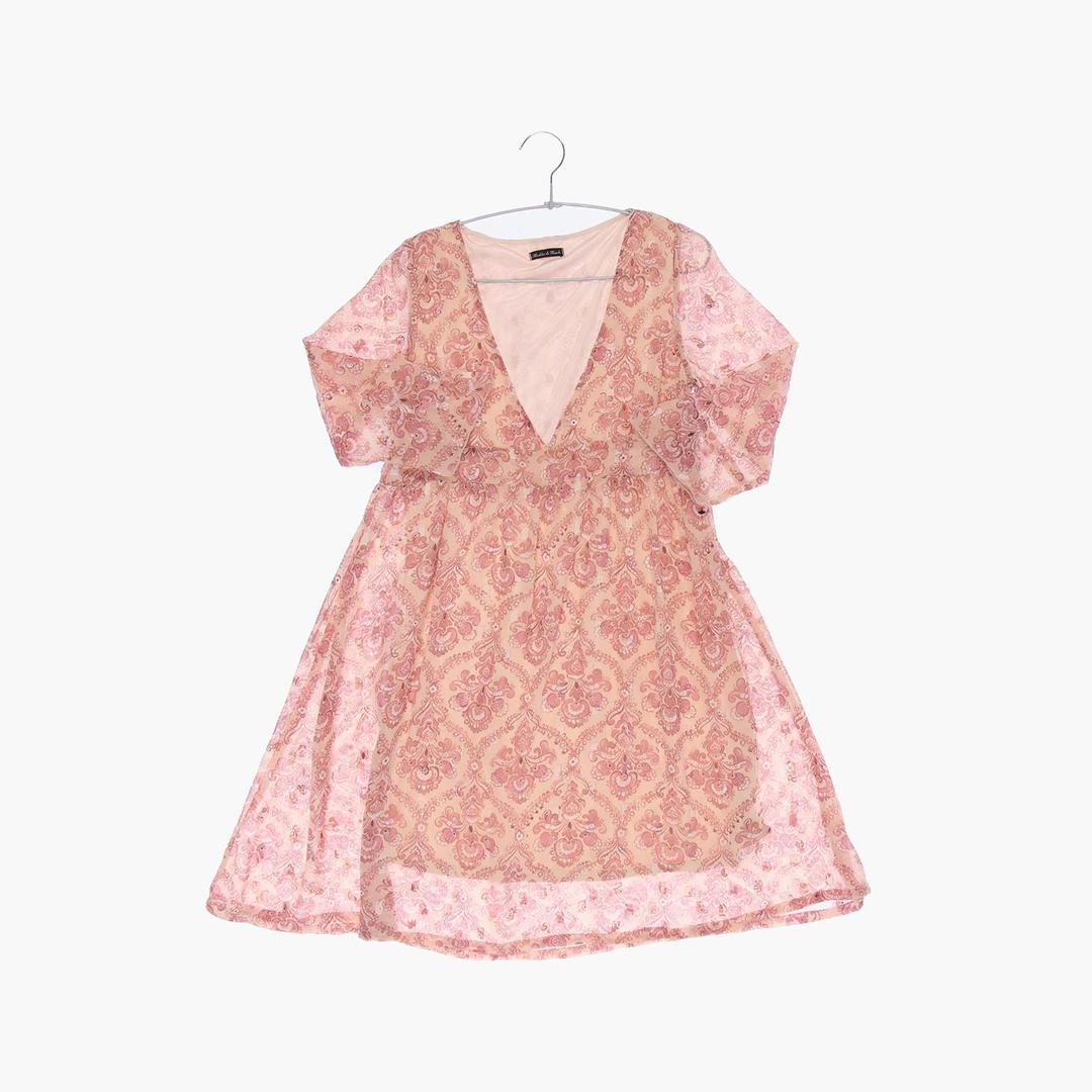 폴리 에스닉 원피스 여자 M