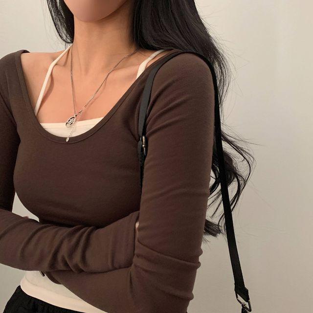 온앤온 Minimal Crop Hooded Goose Down Jumper NEP3WMA01