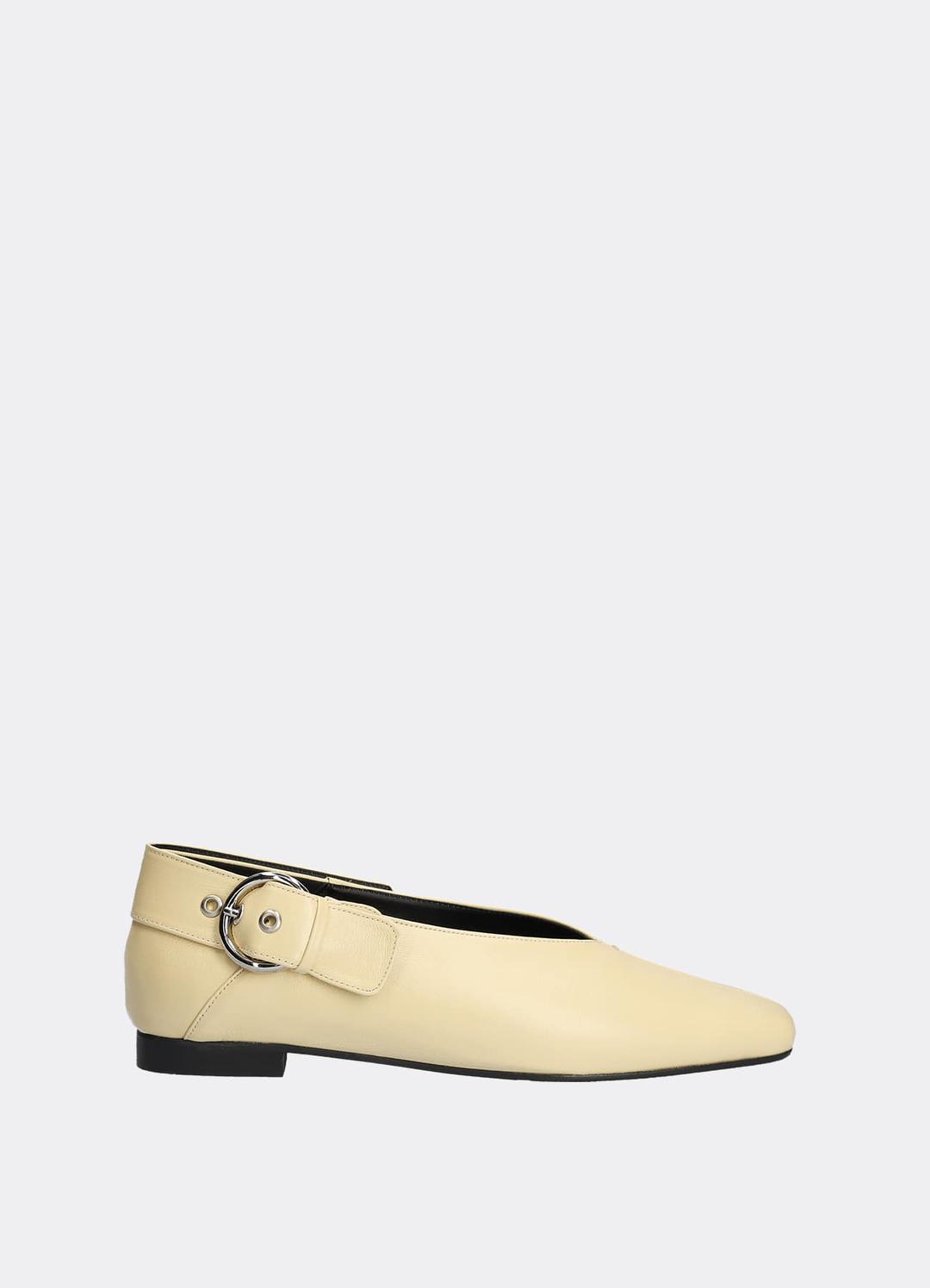 LONG SQUARE TOE 2-WAY LOAFER (BUTTER)