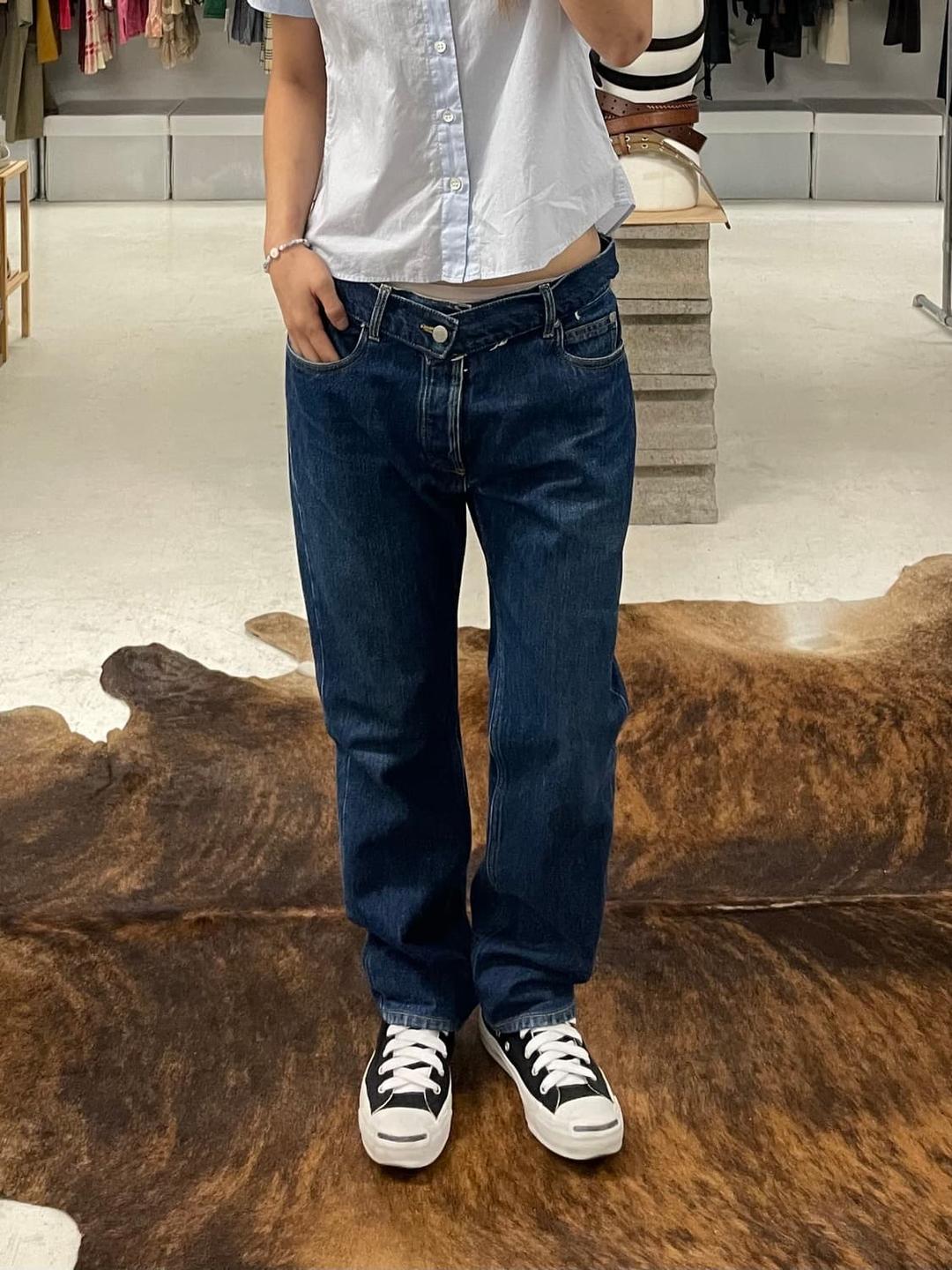 MAISON MARGIELA belted denim | 후루츠패밀리