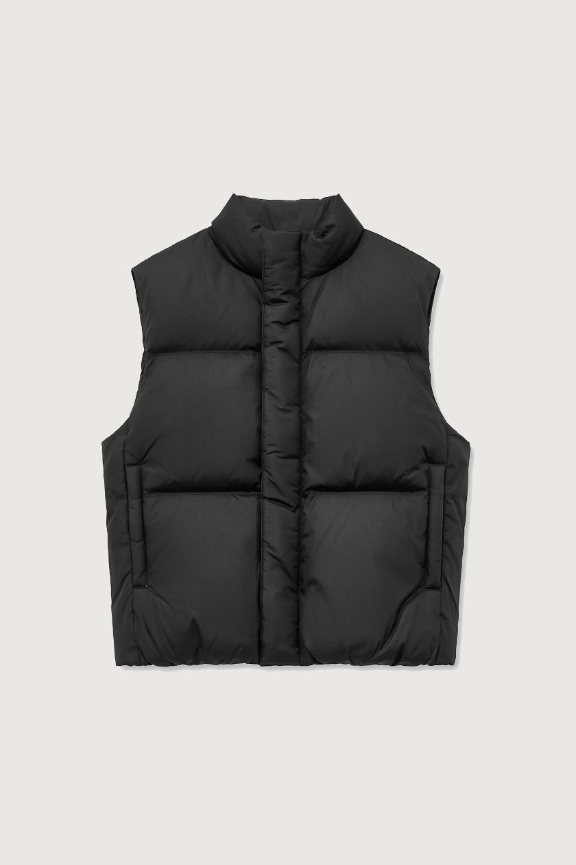 라이트 덕다운 베스트 - 블랙