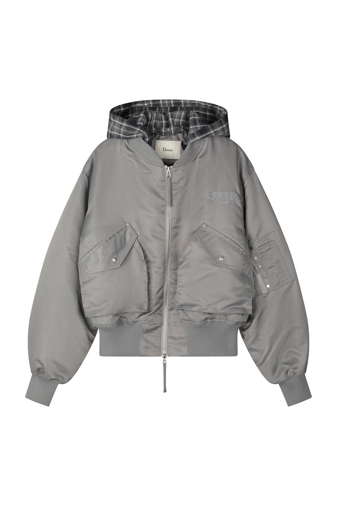 STUD CHECK POINT MA1 JUMPER IN SILVER