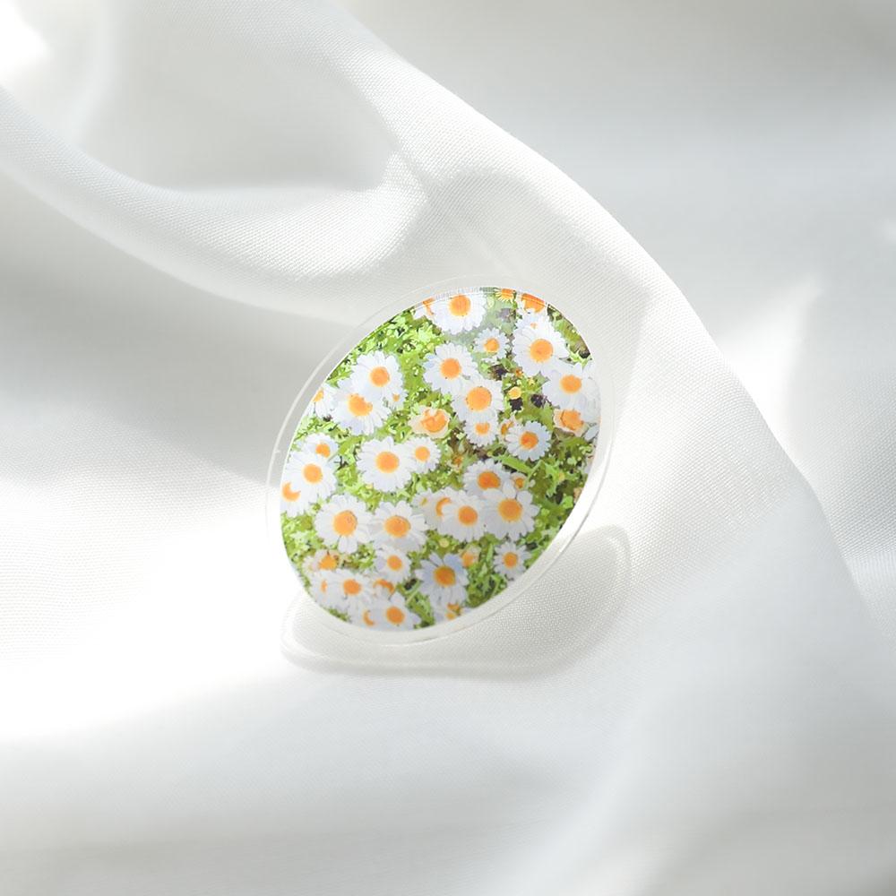 ［acrylic tok］flower color_green