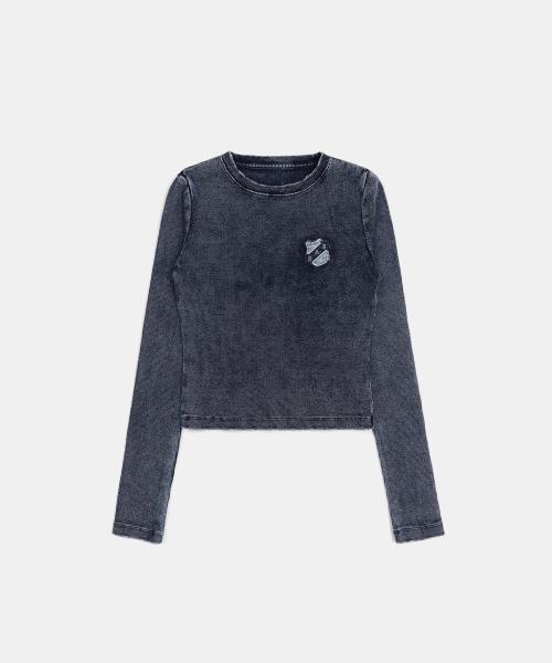 러스티 데님 머슬 롱슬리브 - 블루