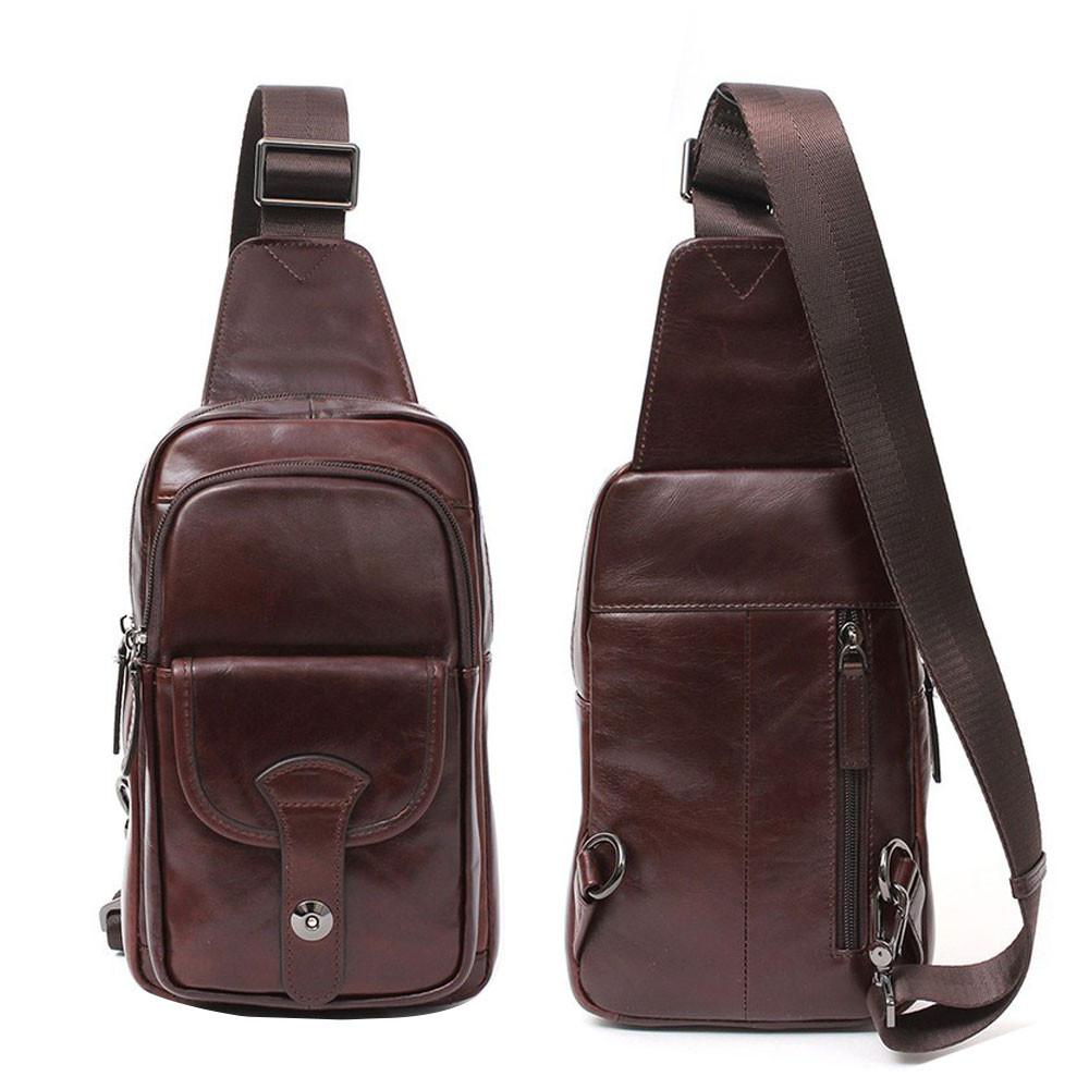 천연 소가죽 남자 미니 크로스백 가죽 슬링백 핸드폰 지갑 가방 옆으로 앞으로매는 메신저백