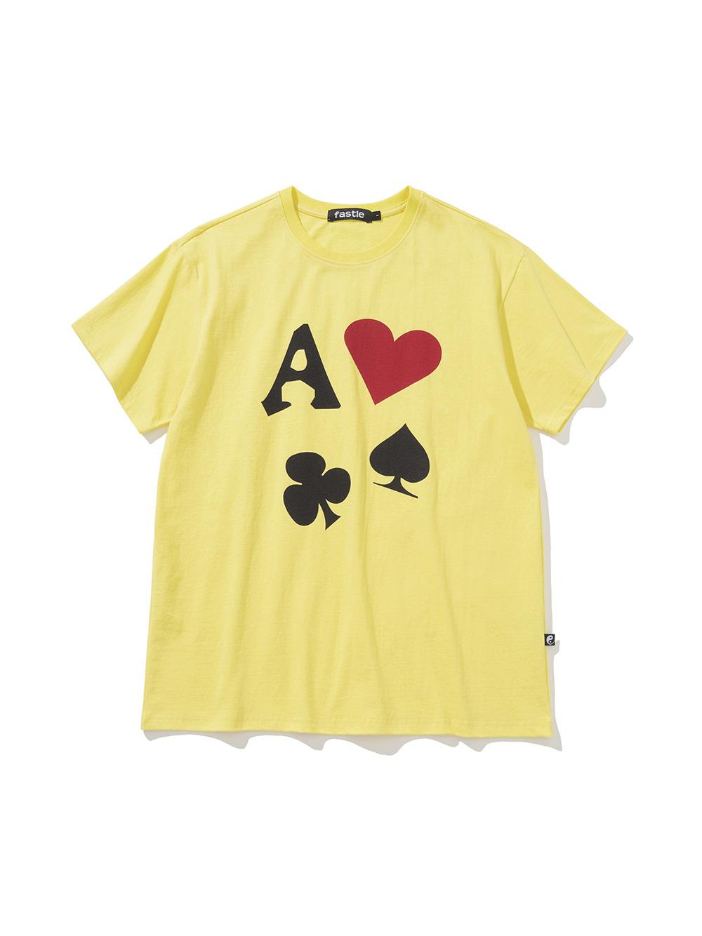 Poker Tee Yellow