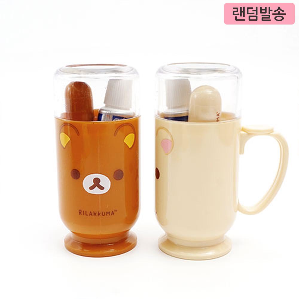 리락쿠마 캐릭터 치카컵 양치컵 세트(랜덤발송) 129662