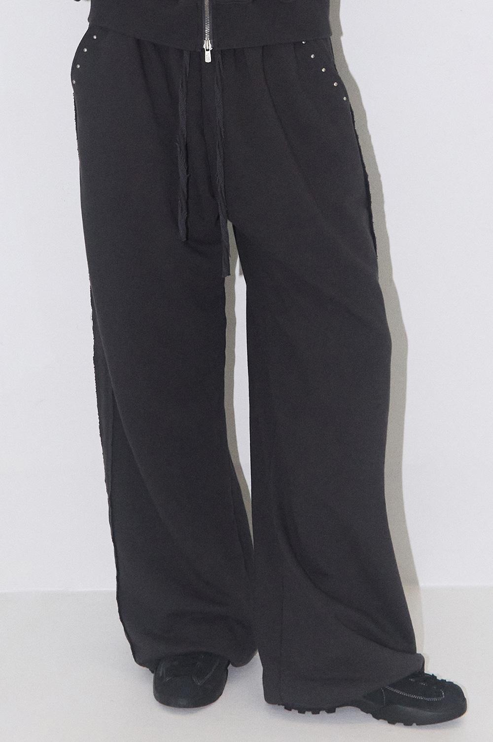 [S - 01/06 예약발송] 프레이드 스웻 팬츠 차콜