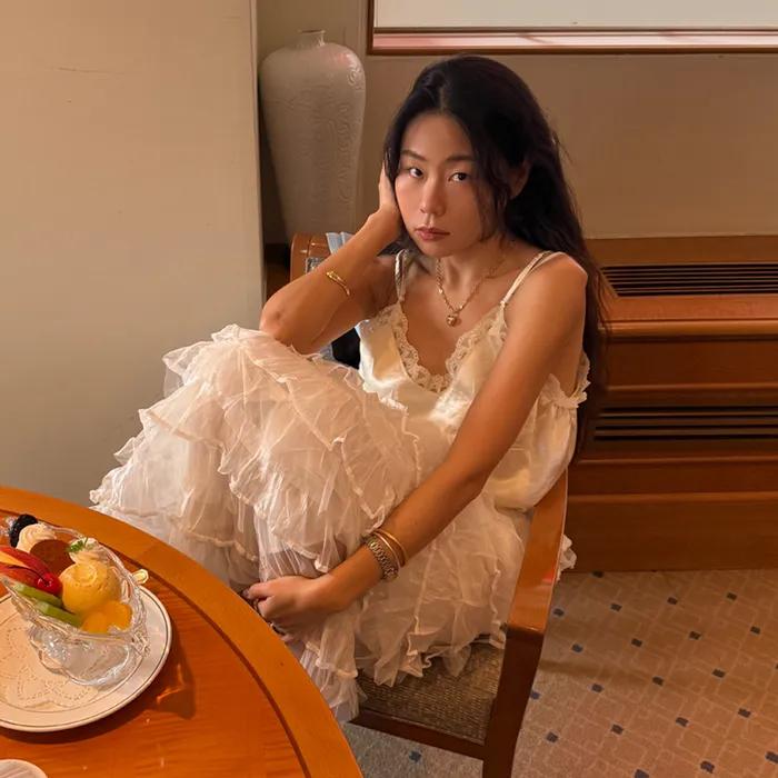 [3/13 예약배송] Icing Cancan Skirt_White