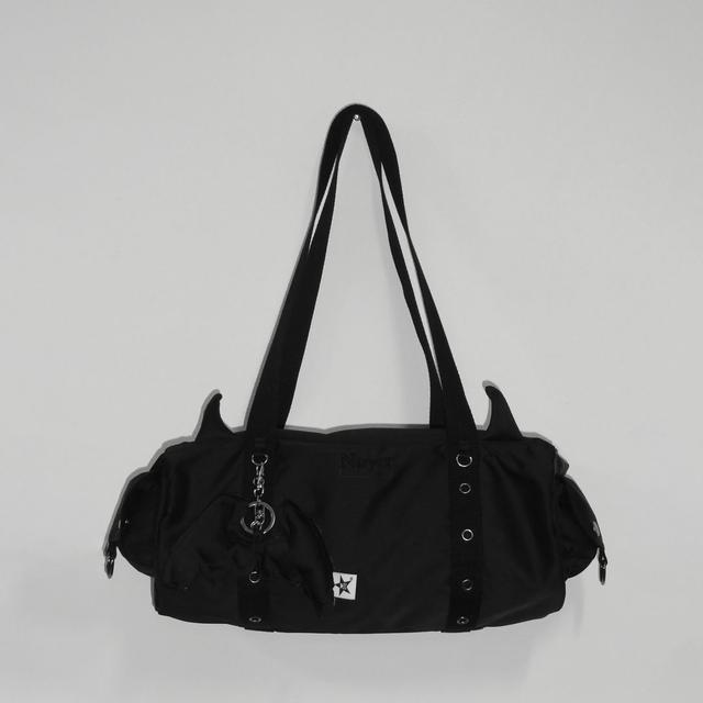 누엣 Devil round boston bag _ Grey - 위시버킷