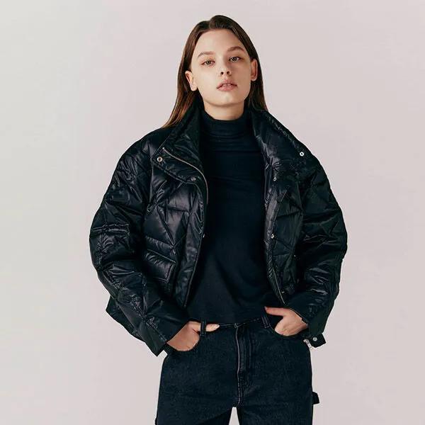 덕다운 트라이앵글퀼팅 경량 패딩 373909_4color