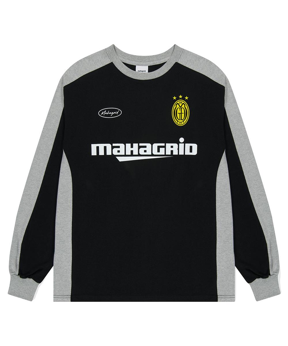 MGD FOOTBALL LS TEE[BLACK]