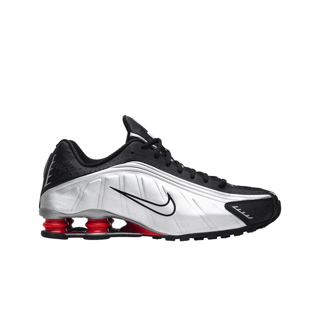Nike Shox R4 Black Metallic Silver 2018