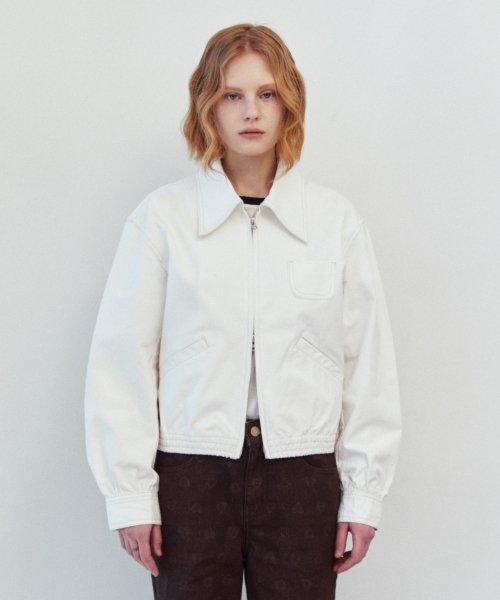 light ripstop jumper - white