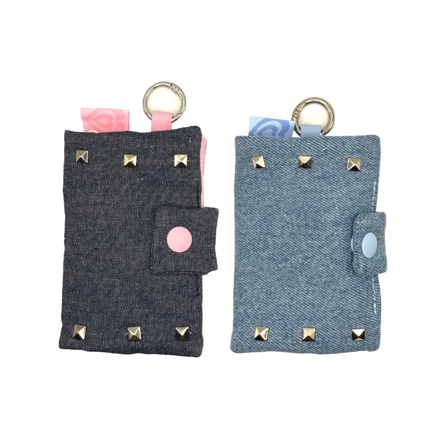 stud jean fluffy wallet ver 2 (2 types)