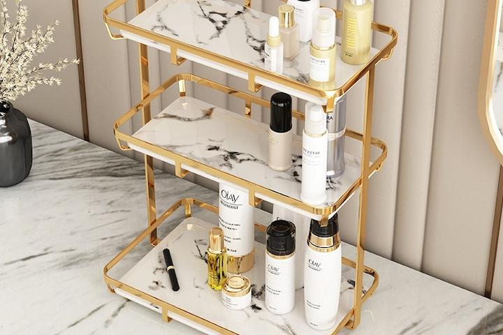 3단 화장품정리대 보관함 수납함 선반