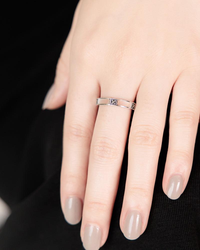 [Silver925]Pink Mother Of Pearl Ring