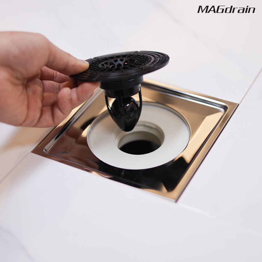 화장실 욕실 하수구트랩 배수구 베란다 세탁기 덮개 냄새제거 악취 차단 50-123mm