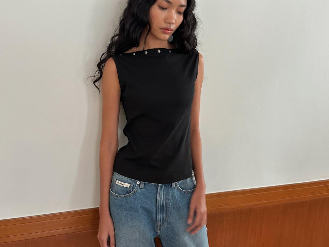 Jules Studded Tank – Plop Apparels