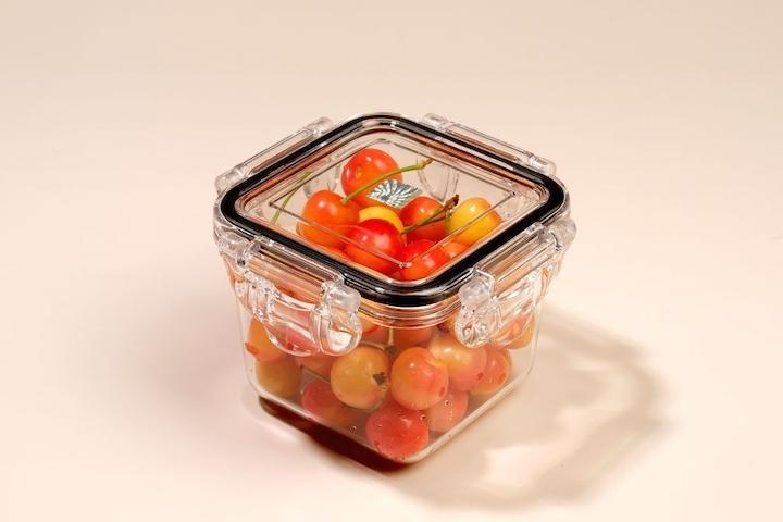 BPA FREE 트라이탄 밀폐용기 정사각 2호 460ml