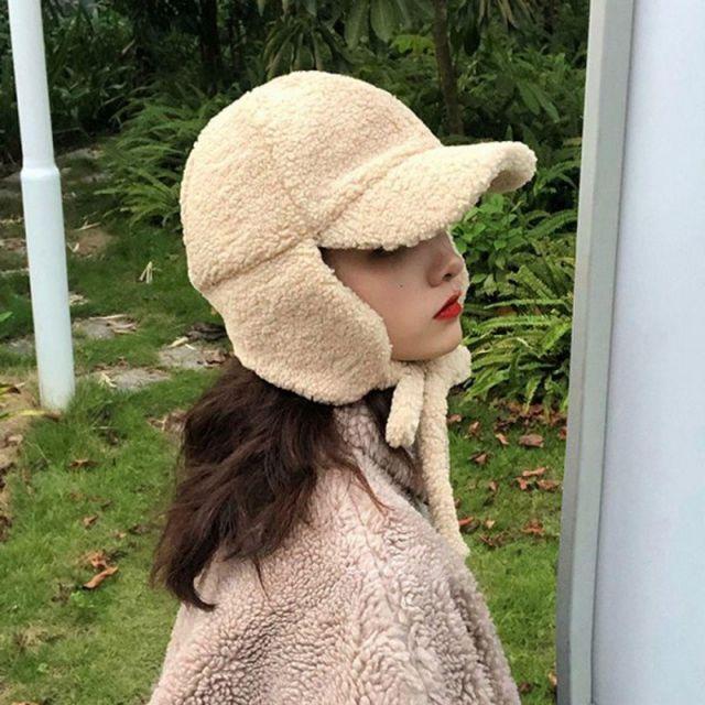 은플 귀도리 귀달이 군밤모자 양털 트래퍼햇 군밤 모자 장수 겨울귀달이모자 캡모자 털모자 DMM_40530711