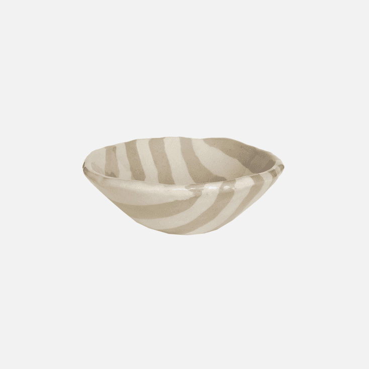 [폴리가든] Bowl Stripe Beige S