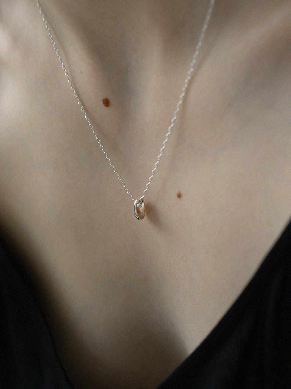 Chain mound necklace NO.1