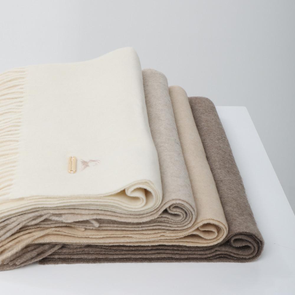 고비 캐시미어 오가닉 머플러 산양자수 금장태그 목도리