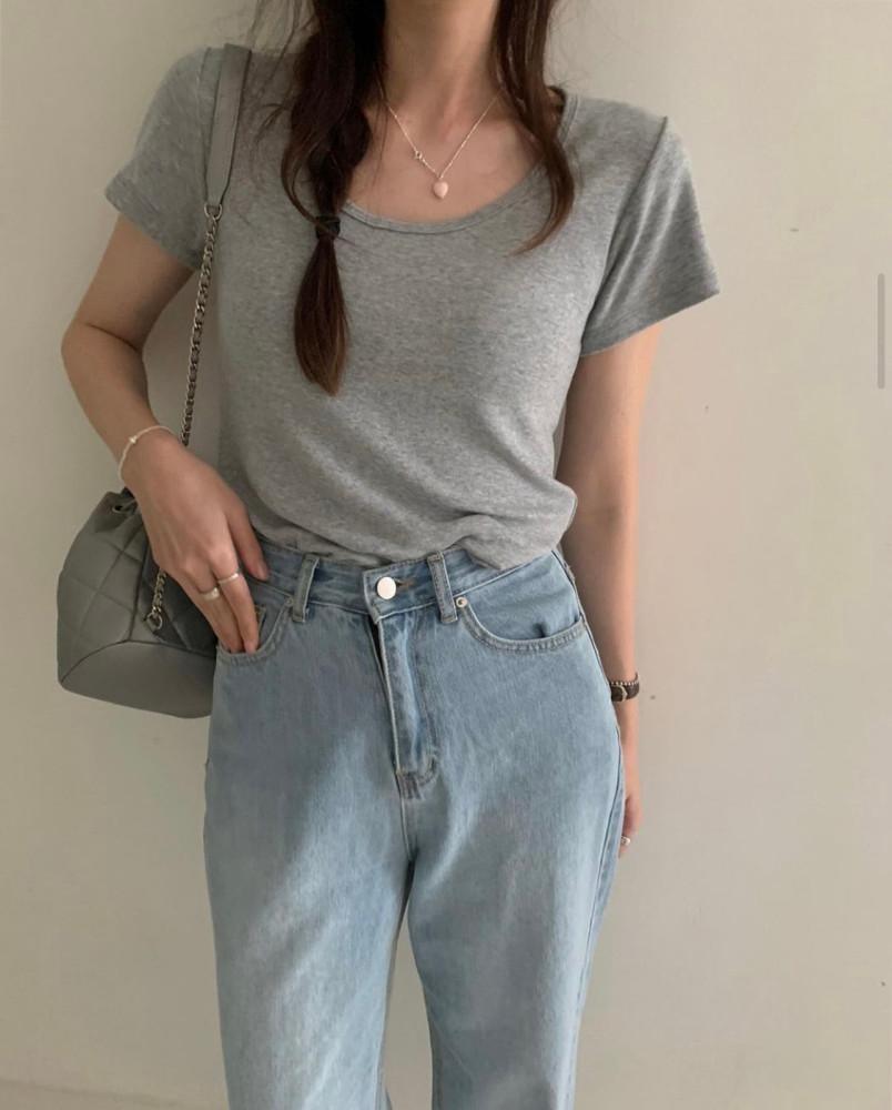 아이, 민트 / pyt 프리티영띵 베이글 유넥 티셔츠 코튼 반팔 t 프영띵