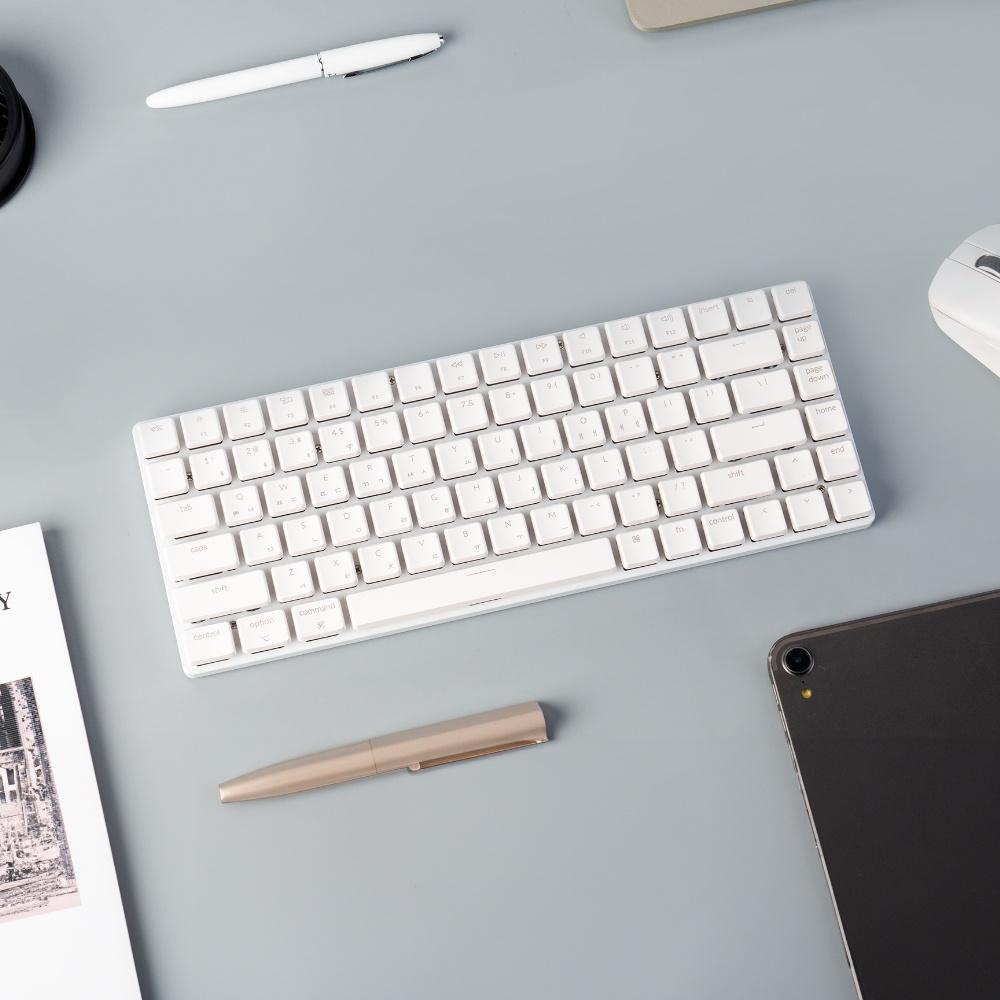 키크론 K3 SE 화이트 레트로 4in1 적축 무선 슬림 기계식 키보드 슬림
