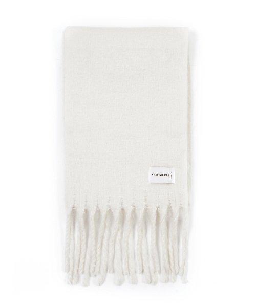 PREMIUM BOLD SOFT MUFFLER_IVORY