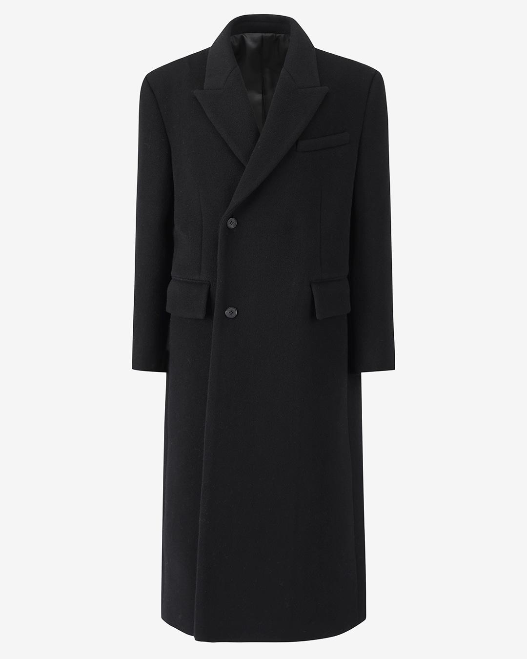 OVERSIZED WOOL LONG COAT_BLACK
