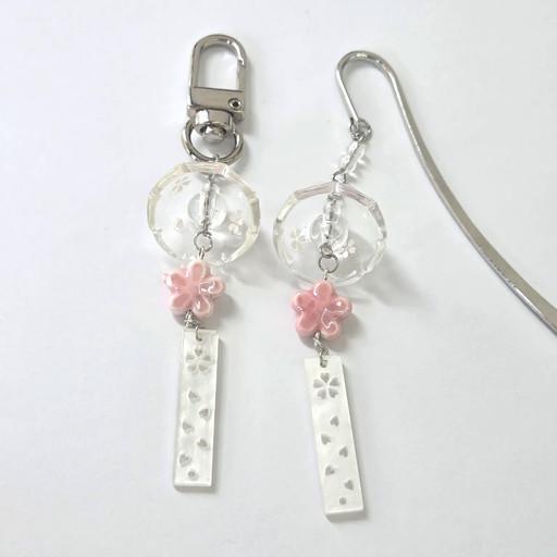 유월의 봄 꽃 책갈피 북마크 & 키링 감성선물 소품