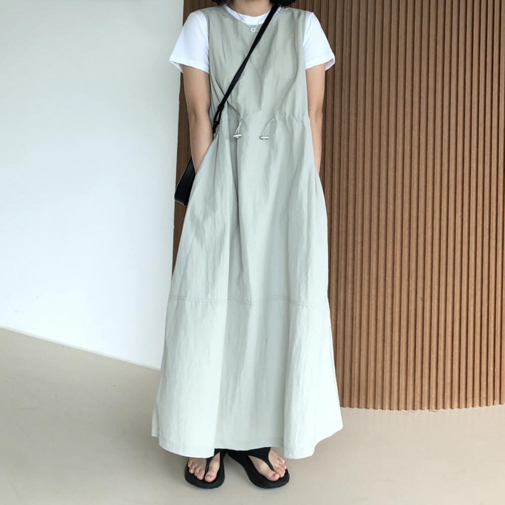 샐리 스트링 롱 원피스 (3 color)