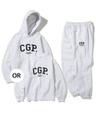 [SET] 헤비웨이트 CGP 아치 로고 트레이닝 셋업_멜란지그레이