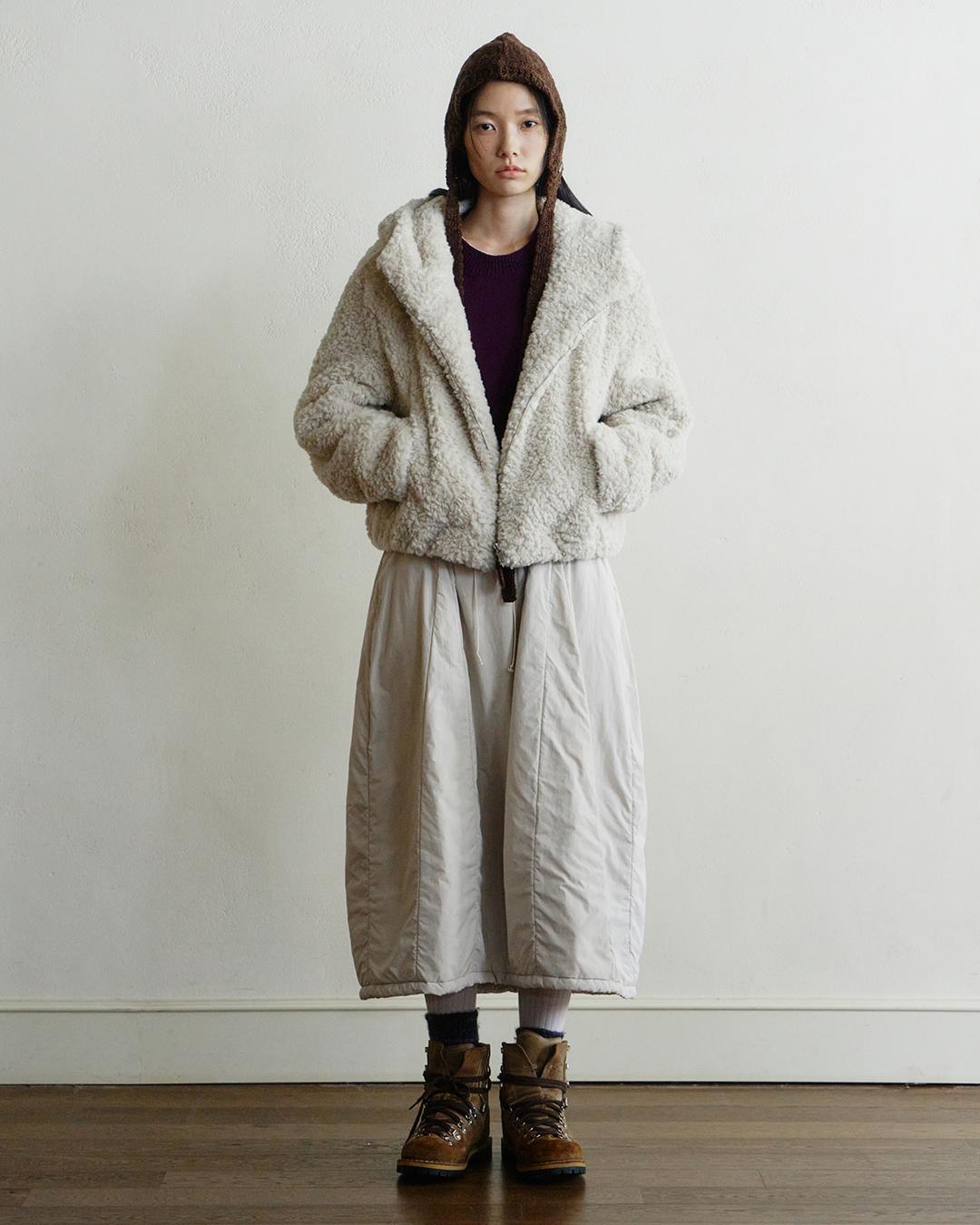 [online exclusive]ins fur jumper (ivory)