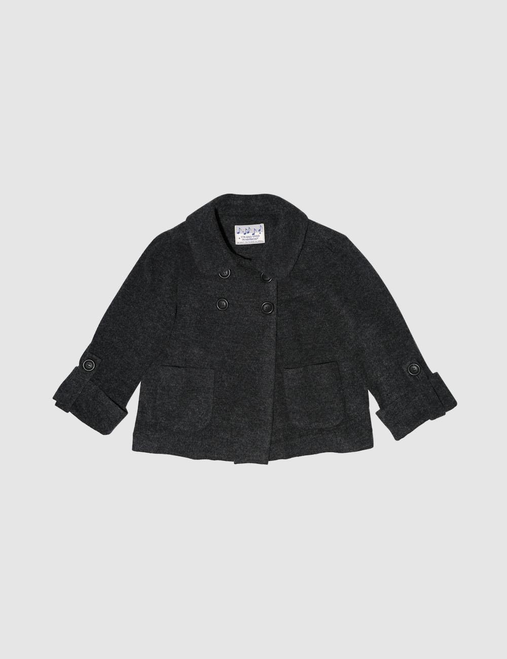 Popo cardigan jk, charcoal