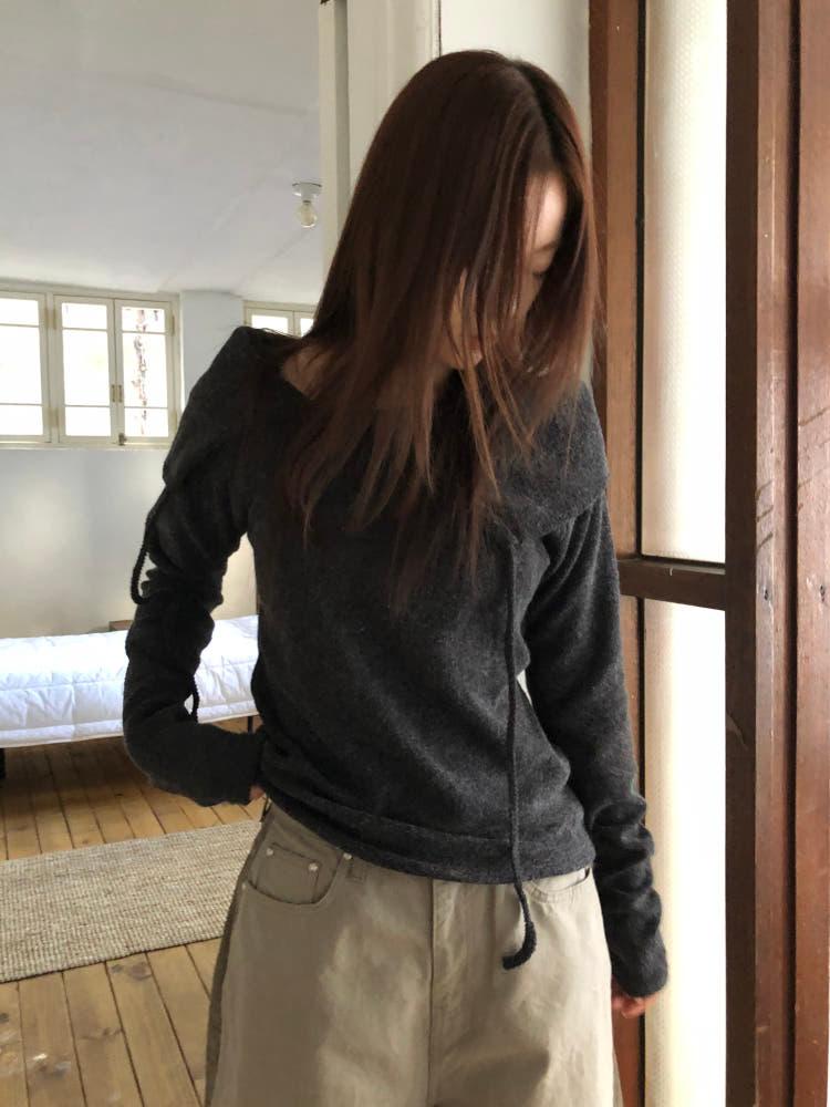 소프 오프숄더 티셔츠 3color