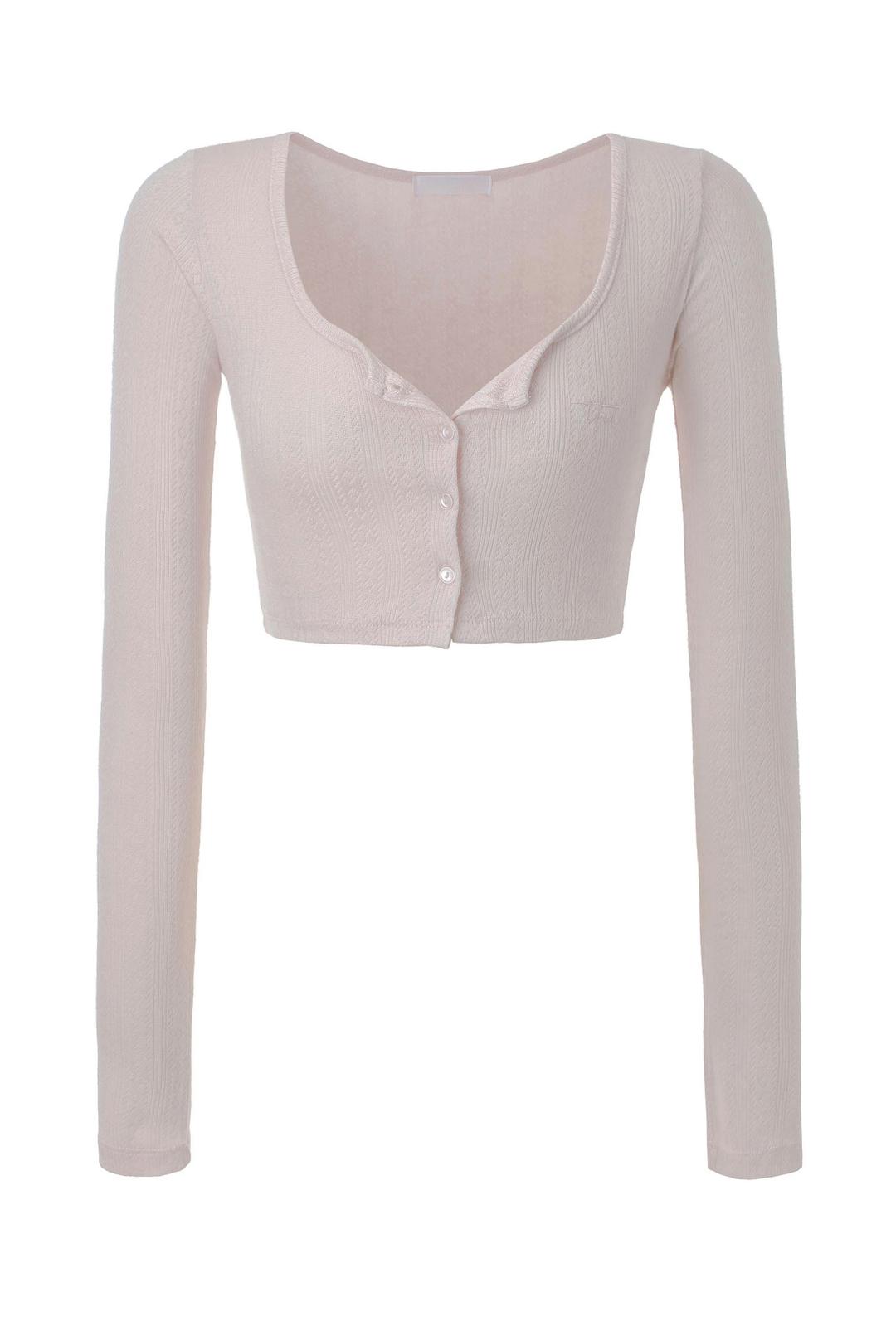 Baby cardigan cropped length