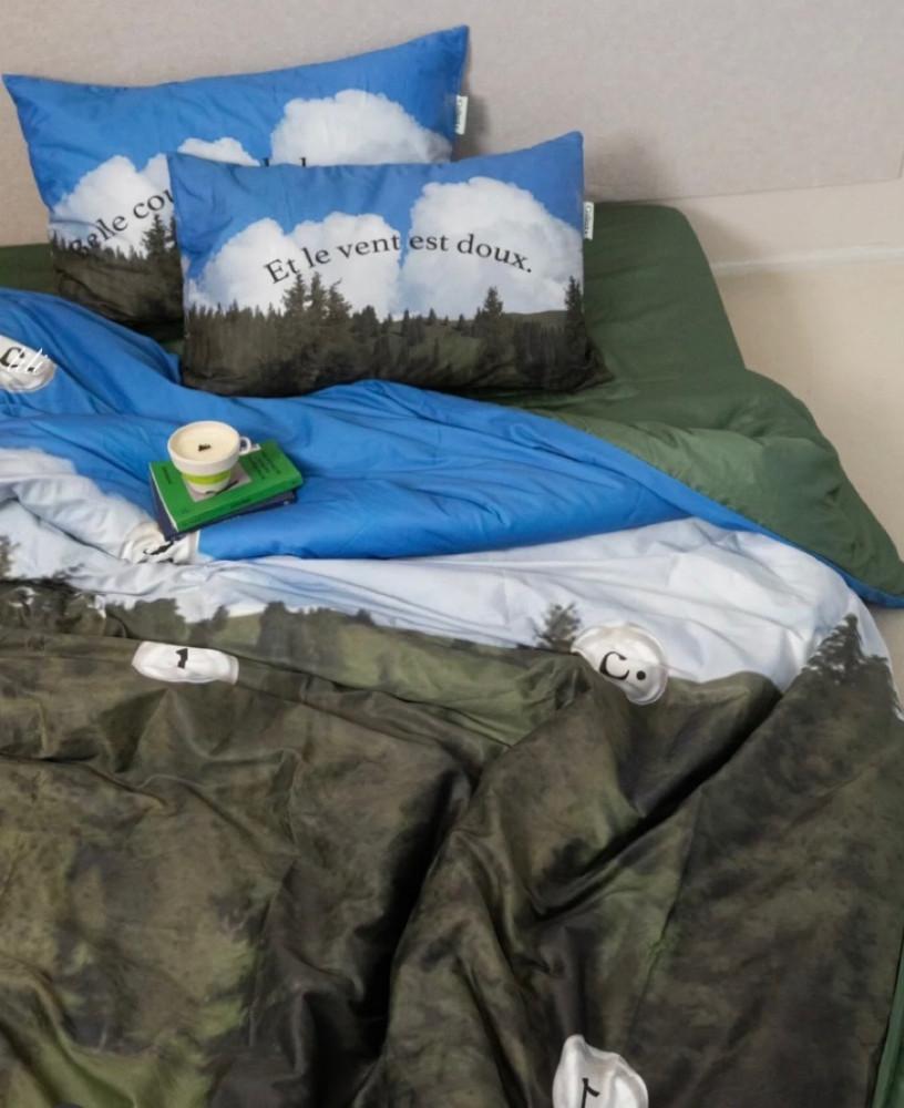 콜렉트 Forest 순면 60수 이불 커버세트 슈퍼싱글 퀸 킹 - 위시버킷