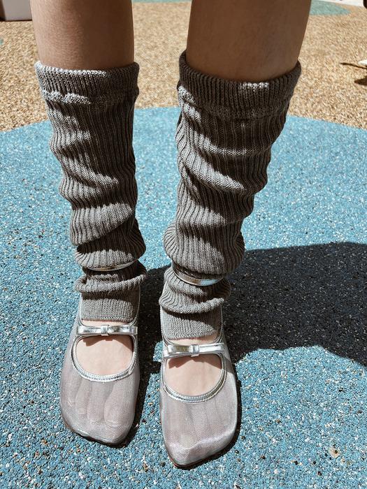 Napoli mesh flat shoes