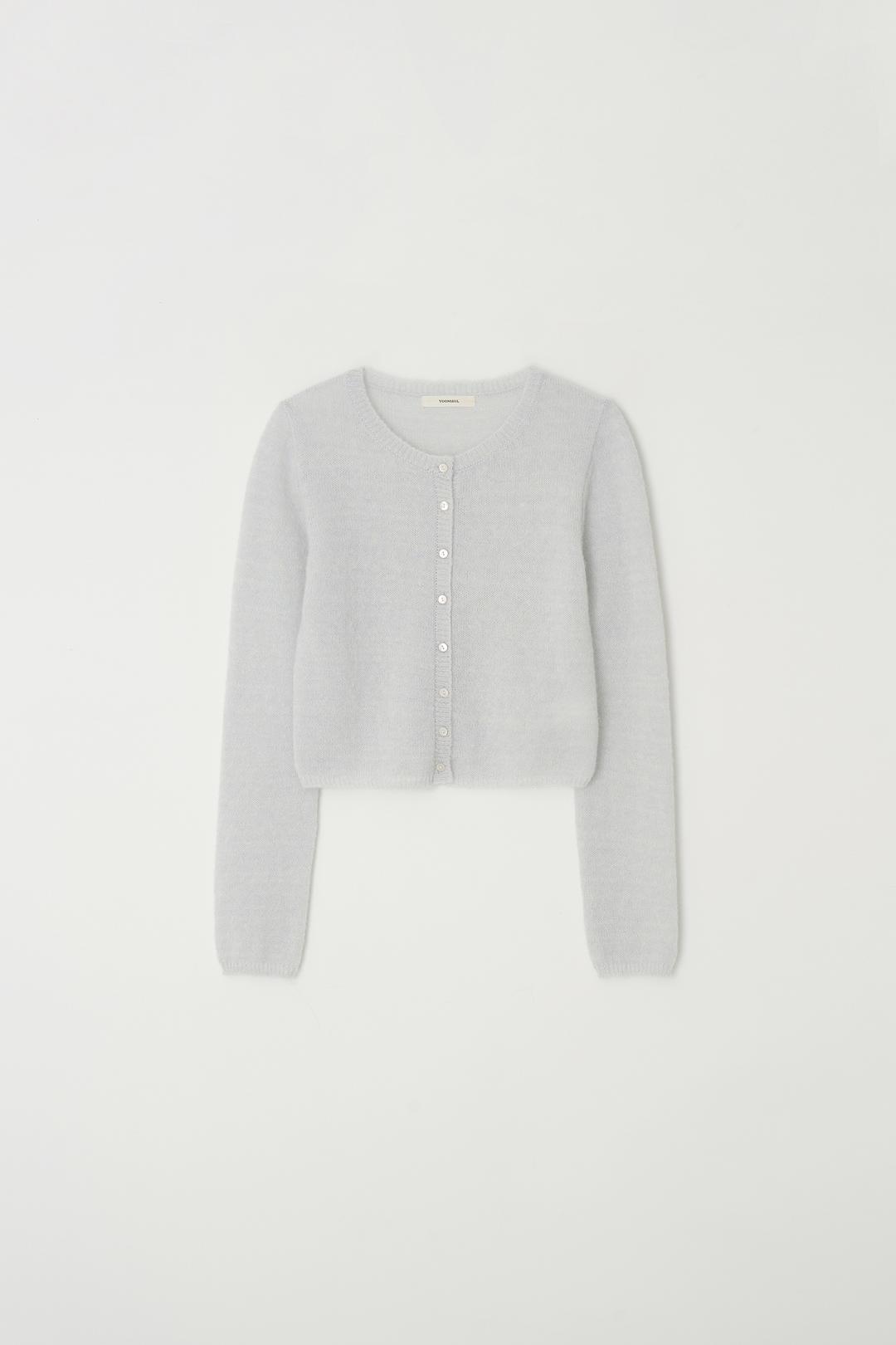 super kidmohair cardigan (aqua)