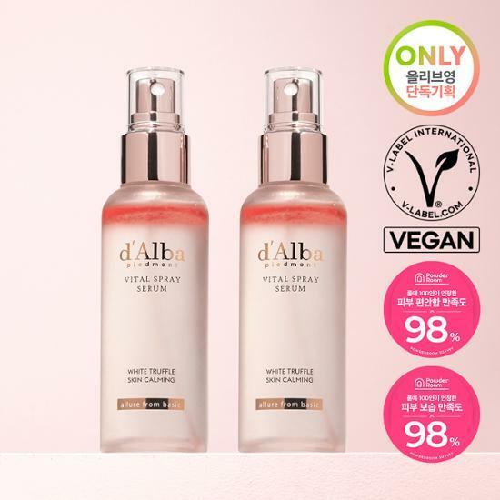 [1등 국민미스트] 달바 화이트 트러플 바이탈 스프레이 세럼 100ml + 100ml 기획세트