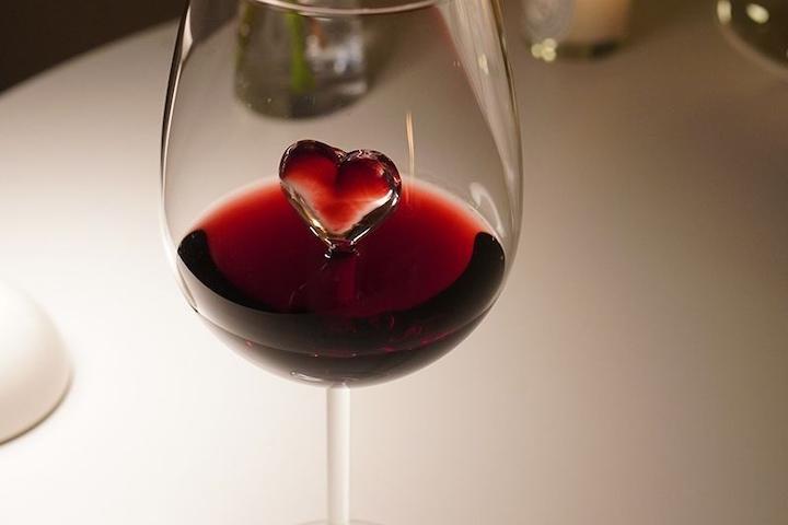 러브온 하트 와인잔 2P세트 집들이선물 귀여운