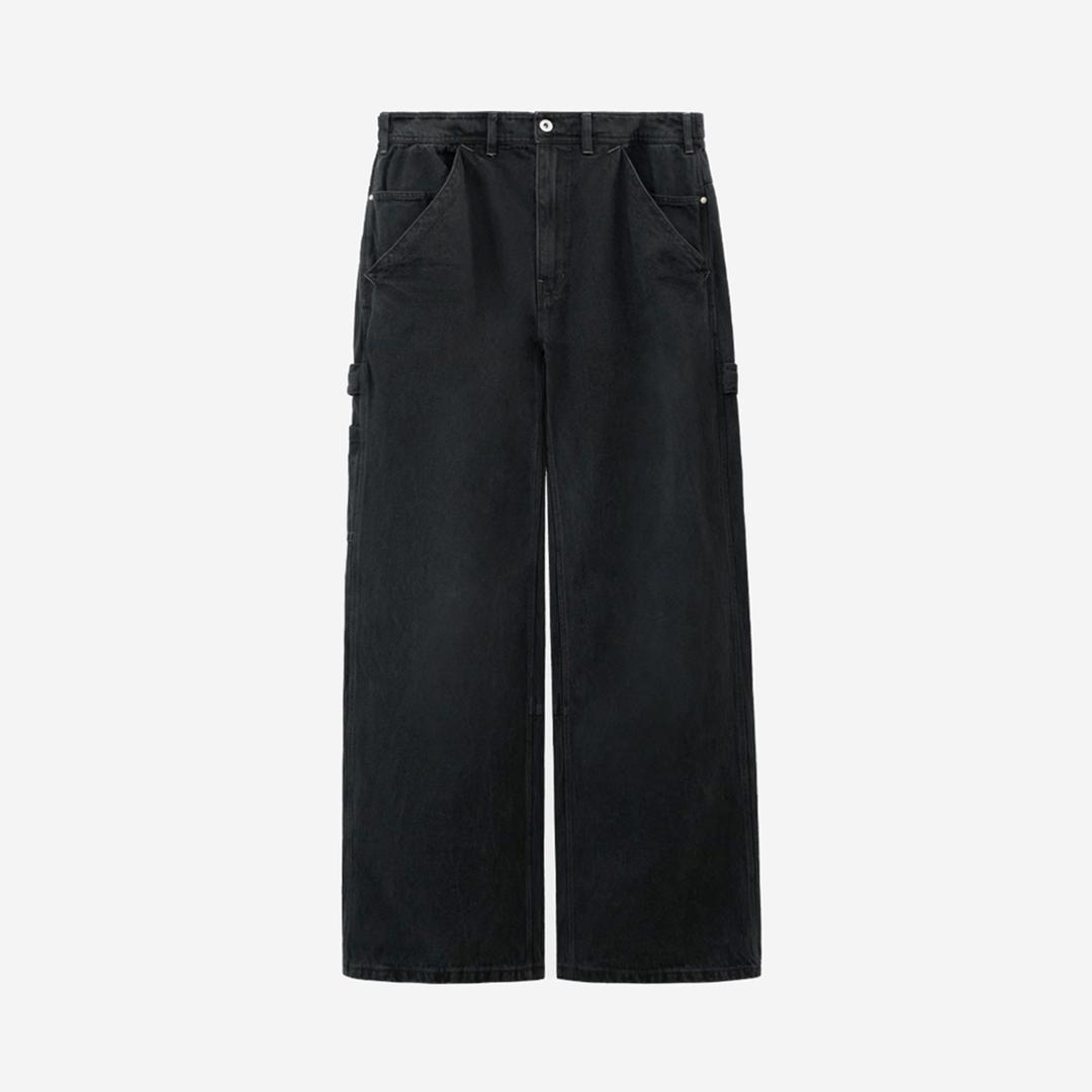 (06.01 PM6:00) hammer denim pants - washed black