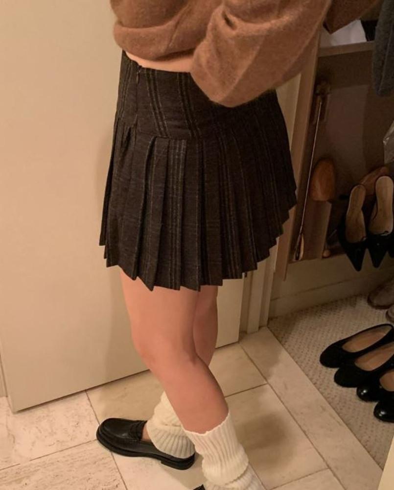 FOUNDERS 파운더스 그리핀 프레피 스커트 (2colors)